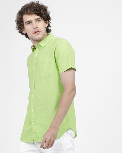 Buy Neon Green Shirts for Men by Ketch Online Ajio