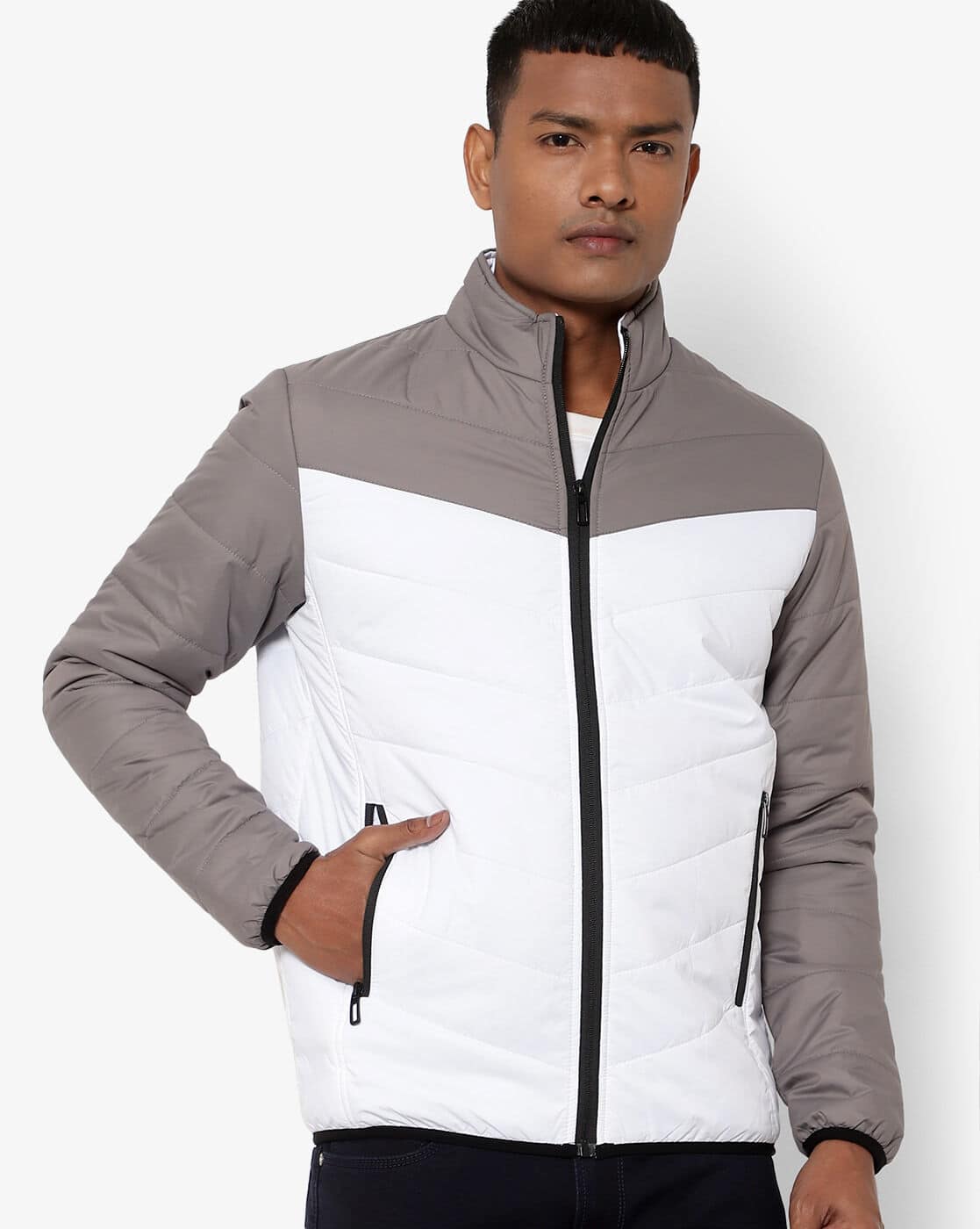spykar white jacket