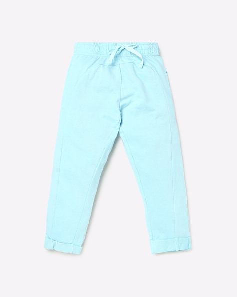 Cotton Track Pants For Women - Teal Blue at Rs 699.00