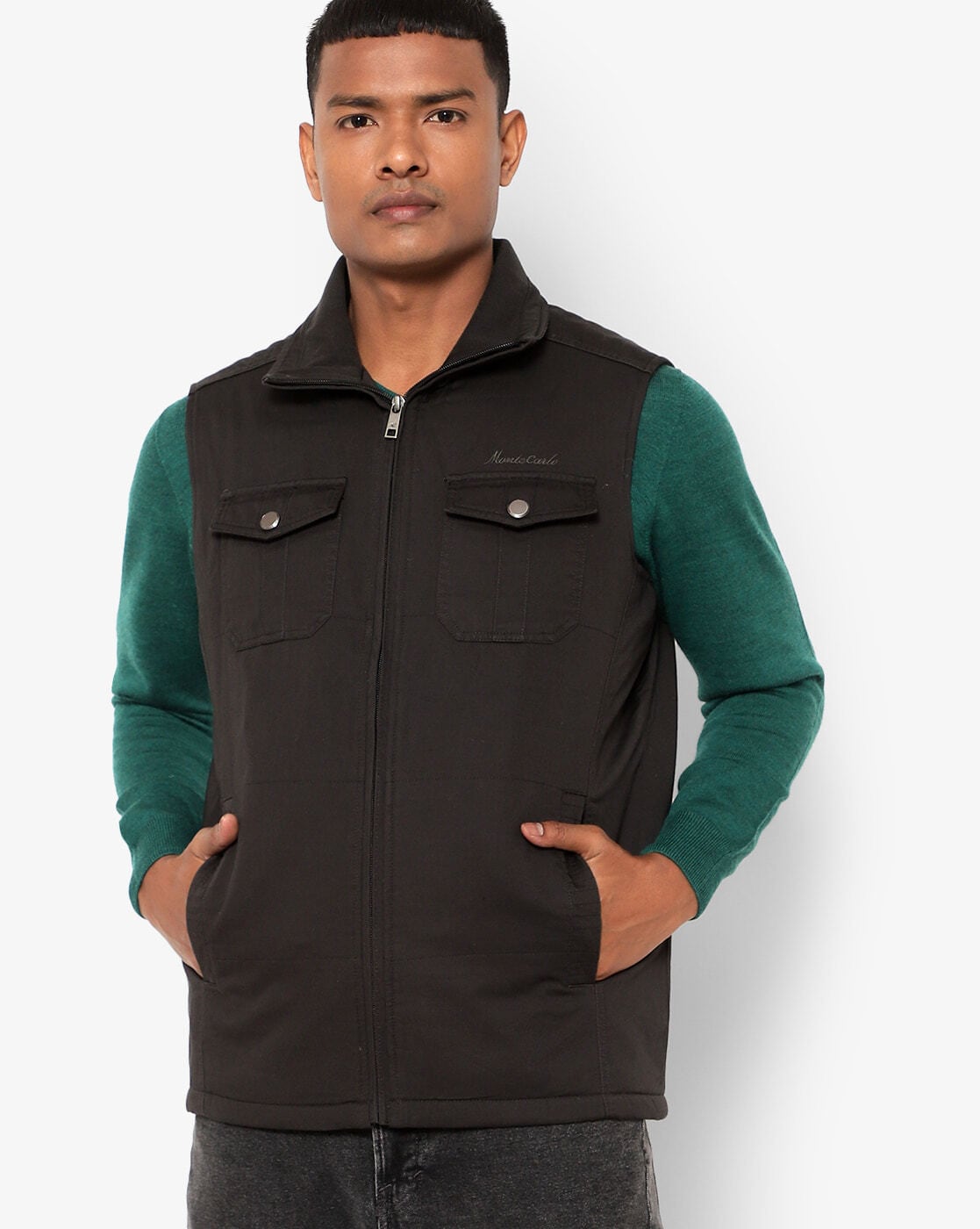 Buy Monte Carlo Men Red Solid Padded Jacket With Detachable Hood - Jackets  for Men 2249440 | Myntra