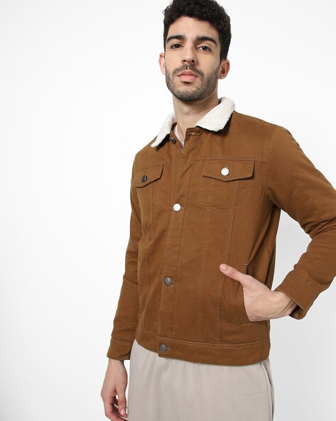 Corduroy Jacket With Borg Collar | boohooMAN USA | Mens corduroy jacket, Corduroy  jacket, Winter outfits men