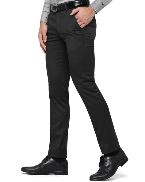 Men Slim Fit Straight Leg Formal Smart Suit Pants Business Dress Trousers   Fruugo IN