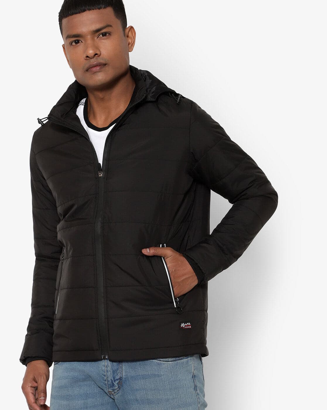 spykar black jacket