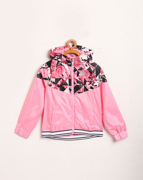 Amazon.com: Nike Sportswear Windrunner Big Kids' (Girls') Printed Jacket  (Medium, Multicoloured Black/Coconut Millk): Clothing, Shoes & Jewelry