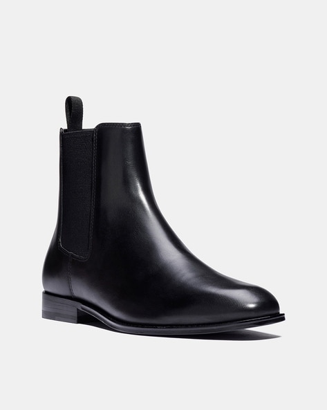 Buy Coach Metropolitan Chelsea Boots Black Color Men AJIO LUXE