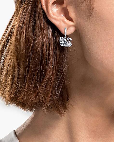 Details more than 249 swarovski swan earrings india super hot