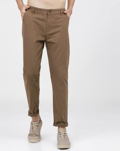 Flat-Front Slim Fit Chinos