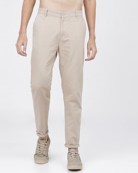 Buy Beige Trousers & Pants for Men by Ketch Online