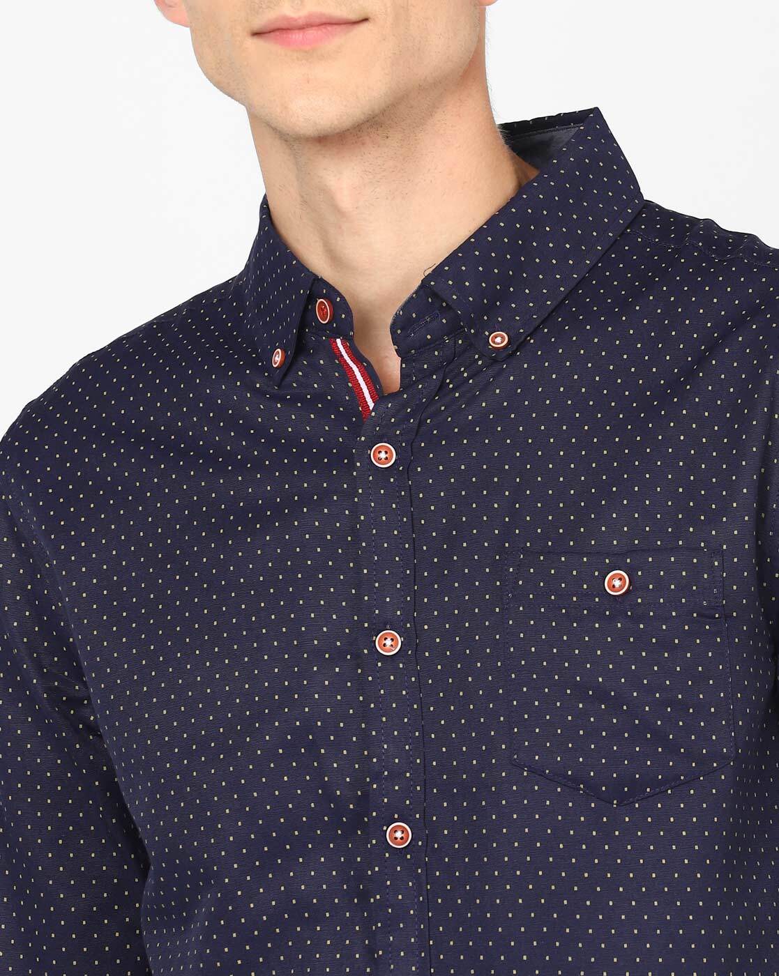 Buy Navy Shirts for Men by SOULSTAR Online