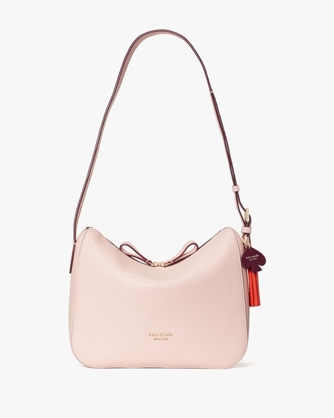 Buy KATE SPADE Anyday Pebbled Leather Shoulder Bag | Pink Color Women |  AJIO LUXE