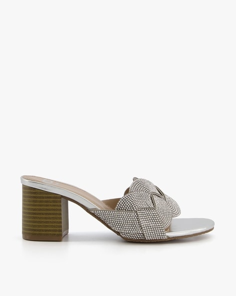 Heeled discount sandal mules