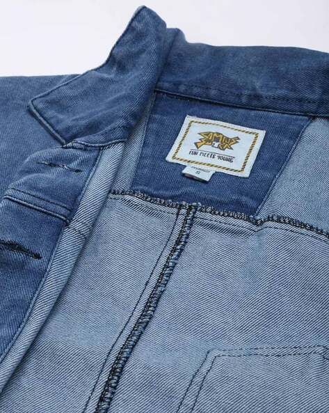 Jean Jacket Back Photos and Images