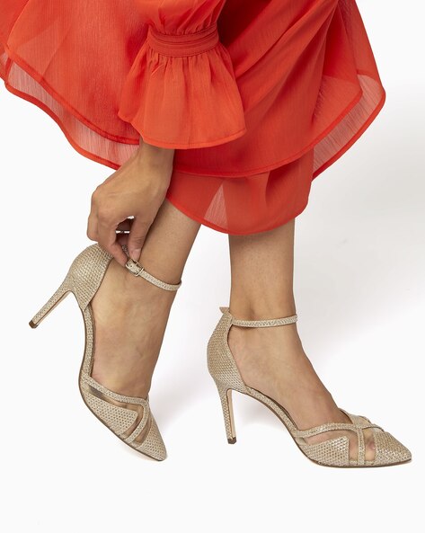 Ankle Strap Block Heel Court Shoes | Woolworths.co.za