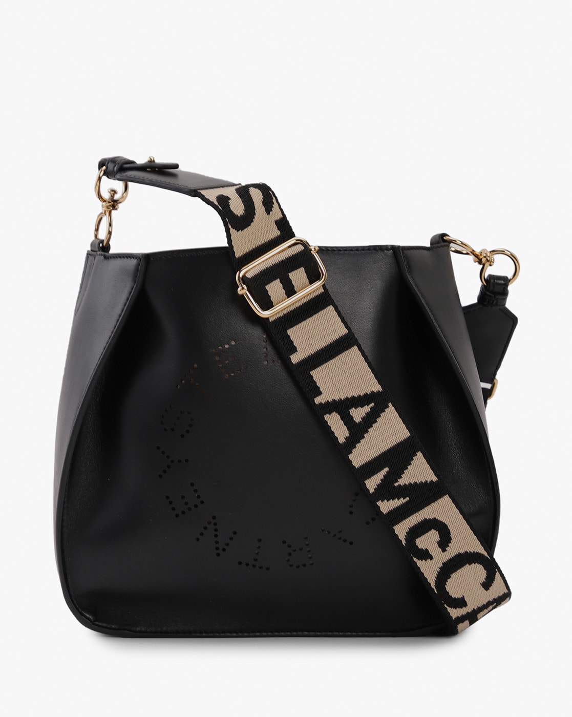 Stella McCartney Stella Logo Mini Faux Leather Cross-body Bag in