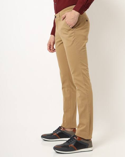 Buy Khaki Trousers \u0026 Pants for Men by 