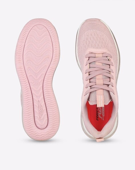pink walking trainers