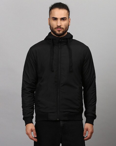 Buy Black Jackets & Coats for Men by Campus Sutra Online