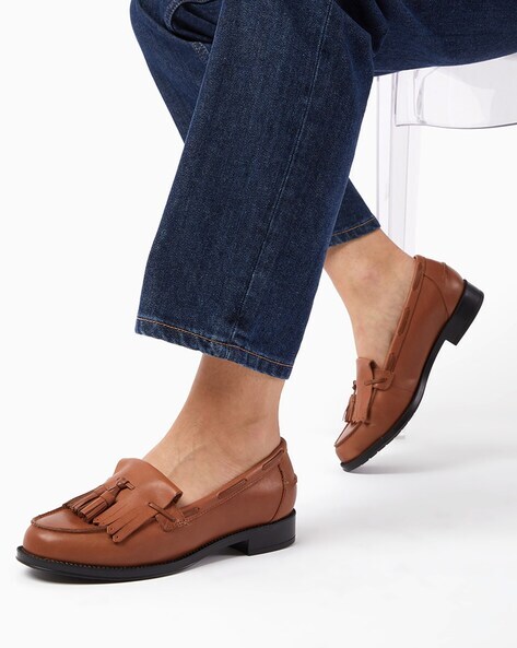 dune tan loafers womens