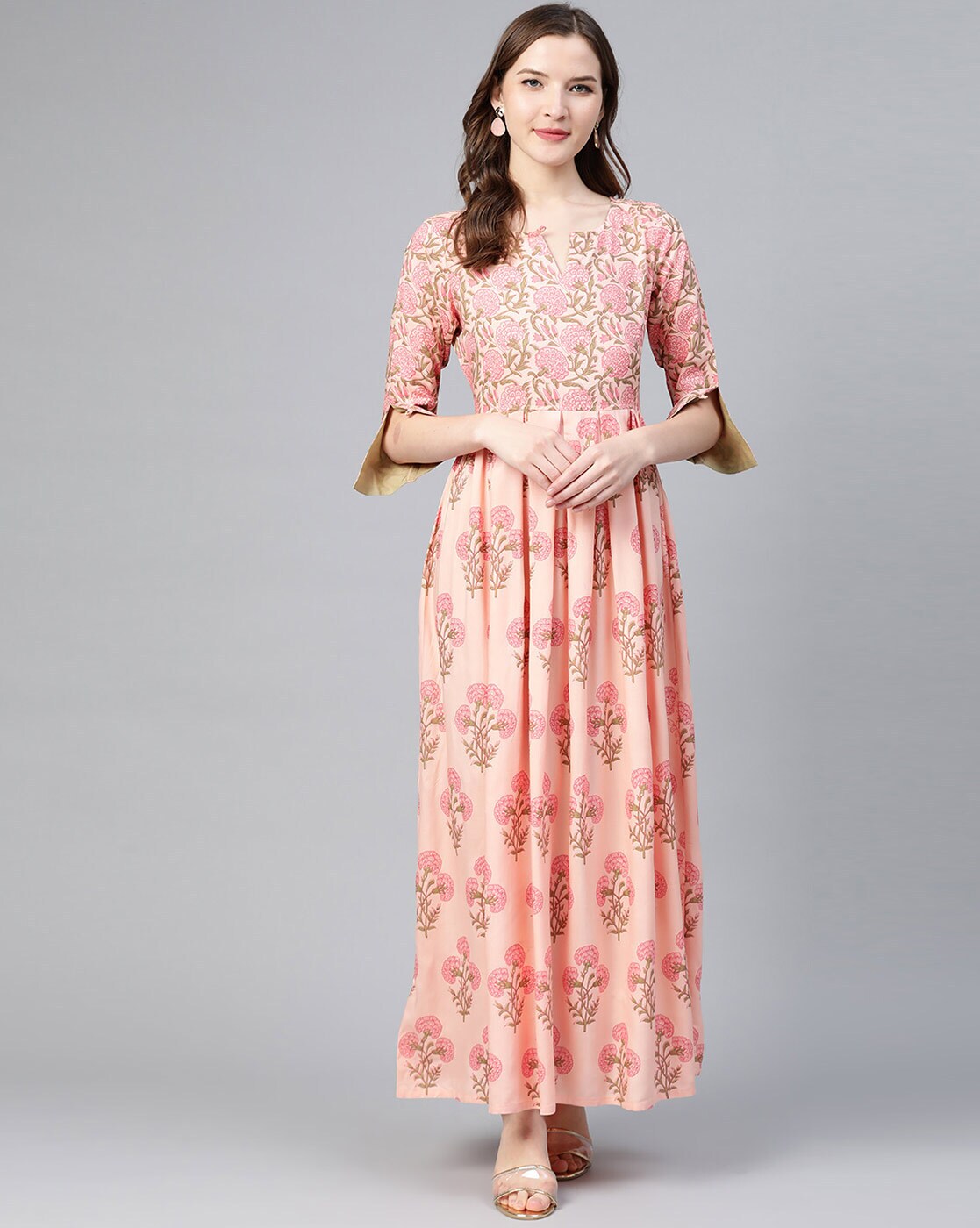 Buy Pink Dresses & Gowns for Women by NISHABD Online