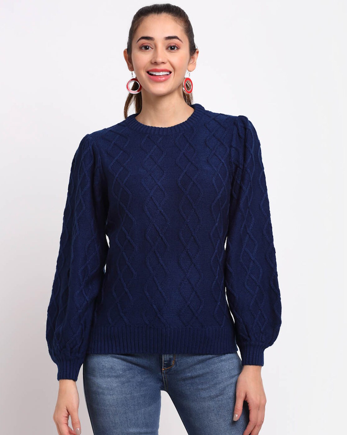 Buy Blue Sweaters & Cardigans for Women by CLUB YORK Online