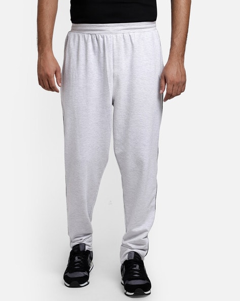 Nike solid men's grey track pants sale