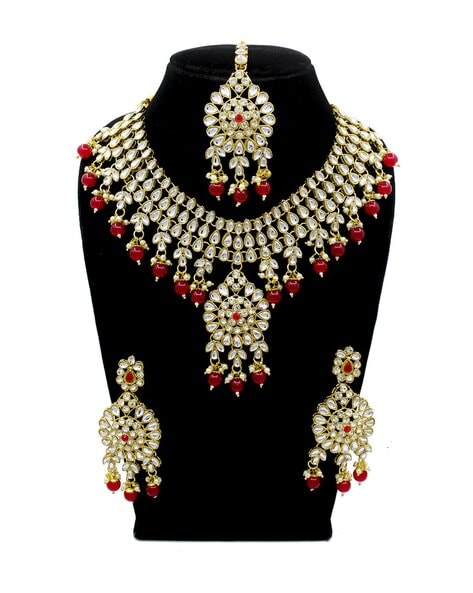 Ajio on sale kundan jewellery