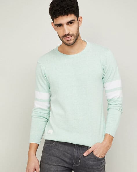 Heathered Round-Neck Sweatshirt