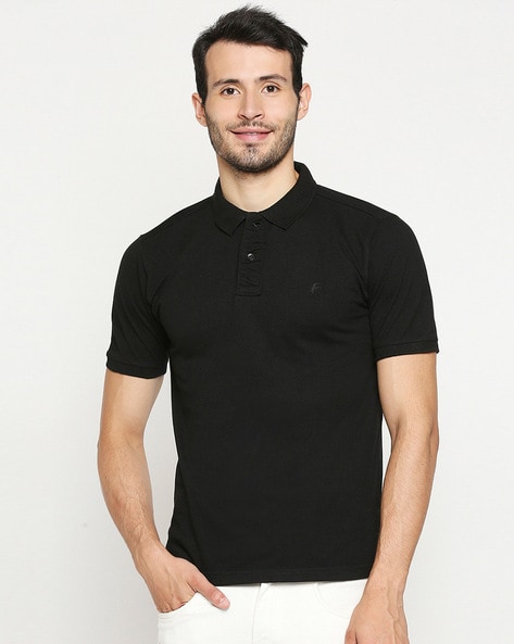 Buy Black Tshirts for Men by FITZ Online 