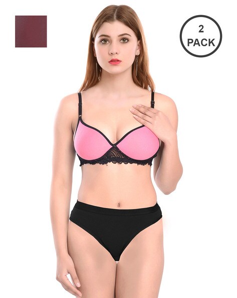 Pack of 2 Bra & Panty Sets