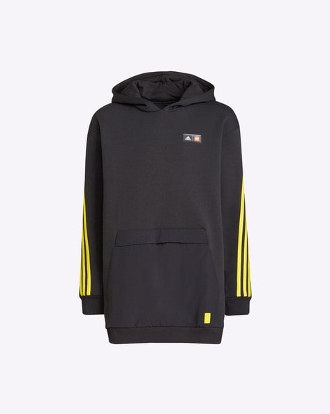 Black and hotsell yellow adidas sweatshirt