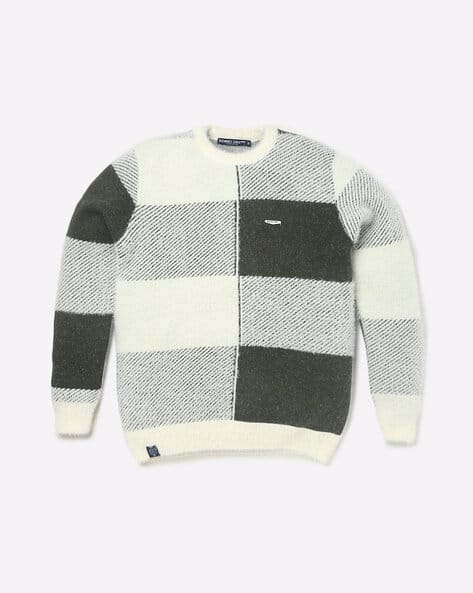 Colourblock Crew-Neck Pullover