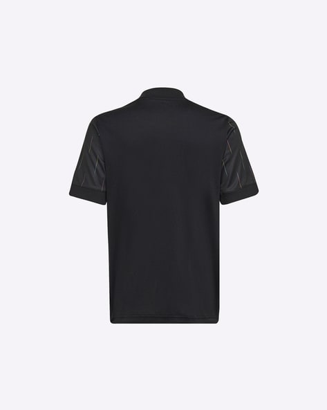 Plain black football store jersey