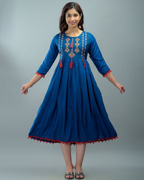 Blue Dress - Buy Blue Dresses For Women & Girls Online