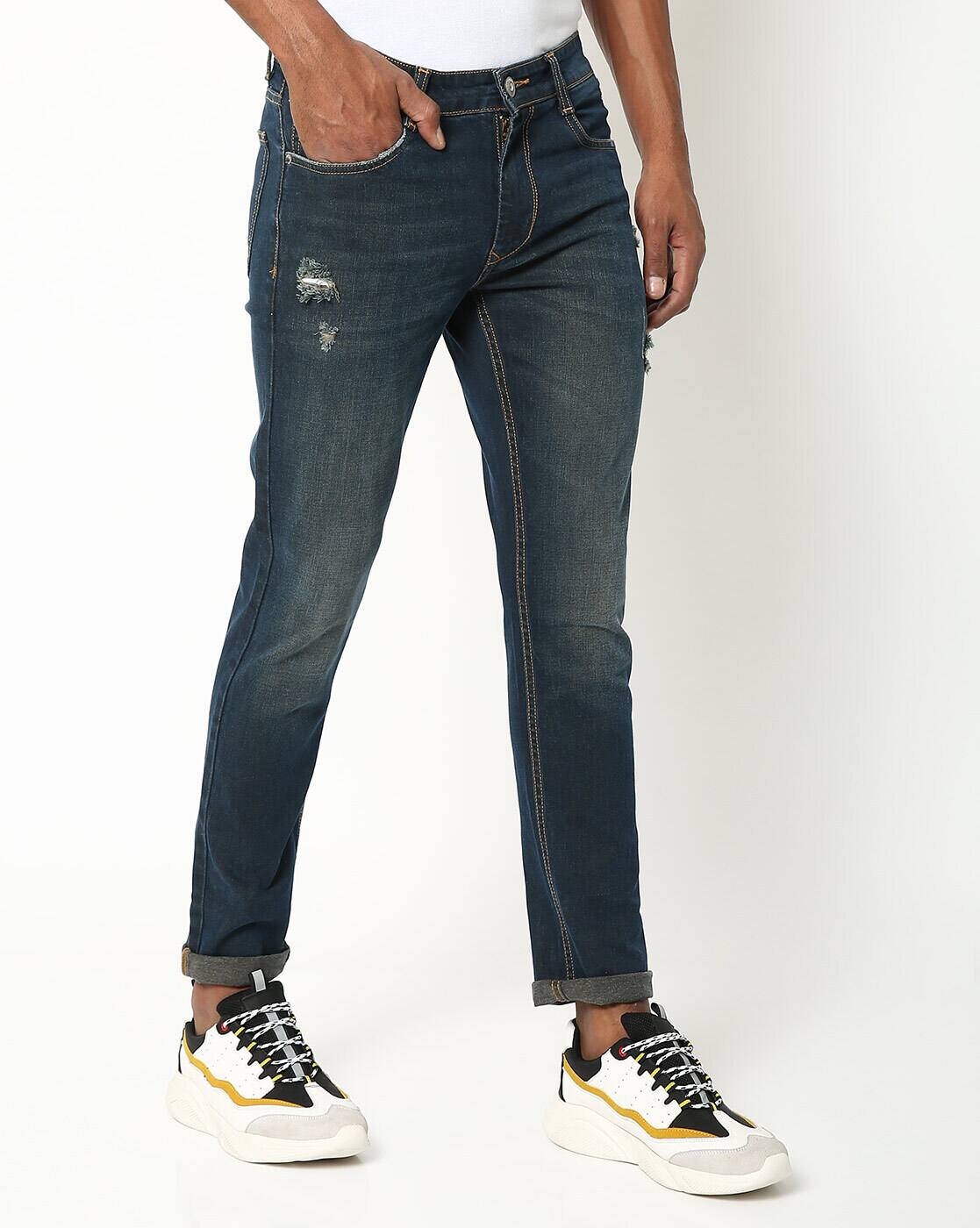 Buy Blue Jeans for Men by Revs Online 