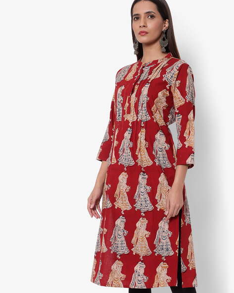 Banarasi Silk Kalamkari Kurtis Online Shopping for Women at Low Prices