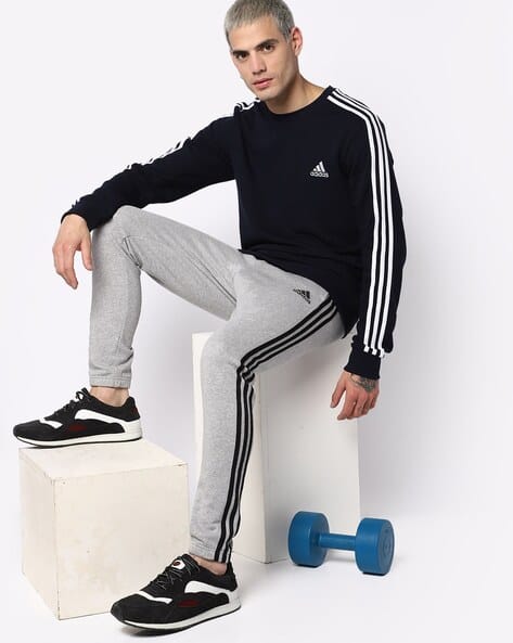 mens navy adidas sweatshirt