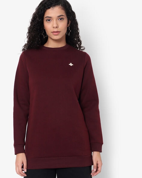 Maroon sweatshirt outlet women's