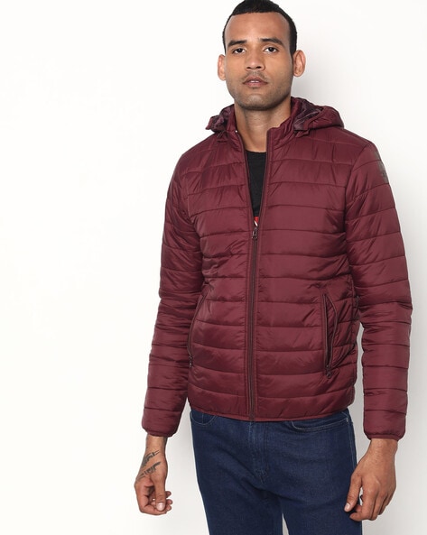 Wine hot sale puffer coat