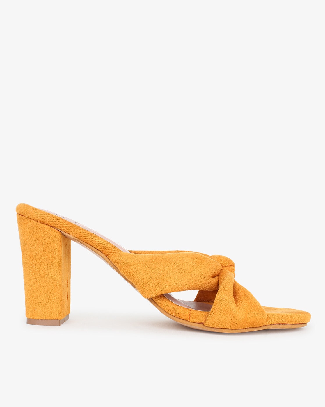 Sassy Saffron Suede Pump - Comfortable Heels - Ally Shoes