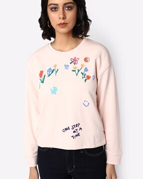 Buy Beige Sweatshirt & Hoodies for Women by LEVIS Online 