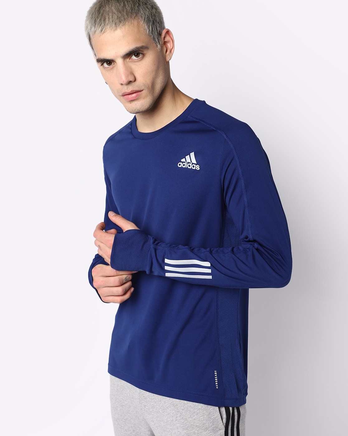 adidas thumbhole t shirt