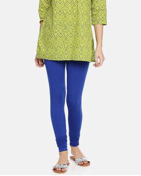 Blue Leggings for Women by Twin Birds 