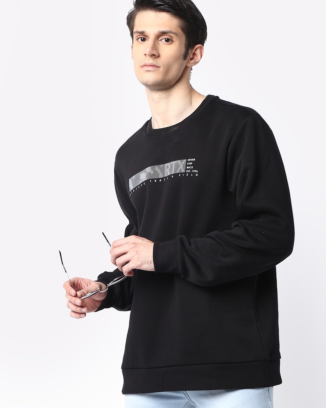 Ajio discount sweatshirts mens