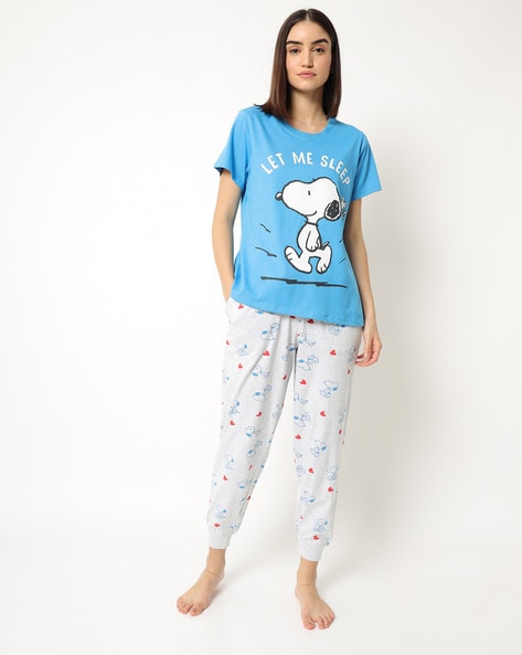 Ladies best sale snoopy pyjamas