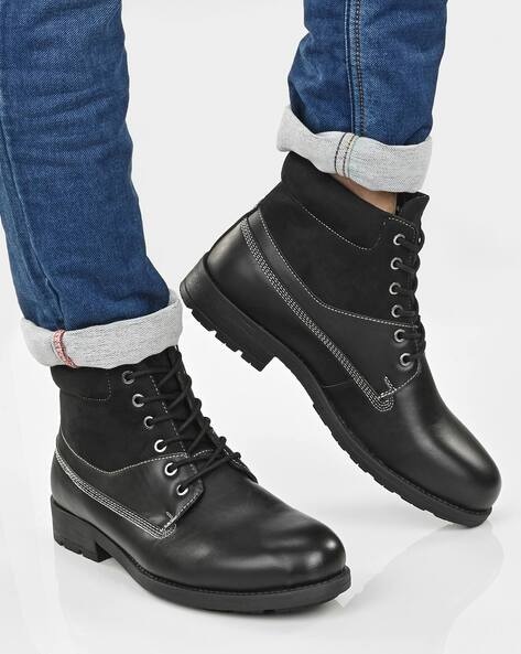 Ankle-Length Combat Boots