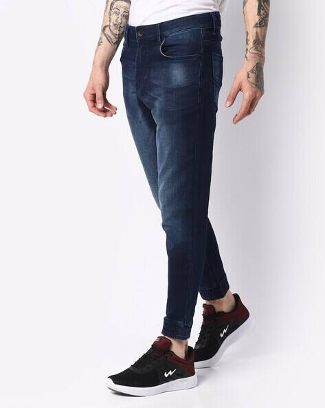 Buy Navy Blue Jeans for Men by UNITED 
