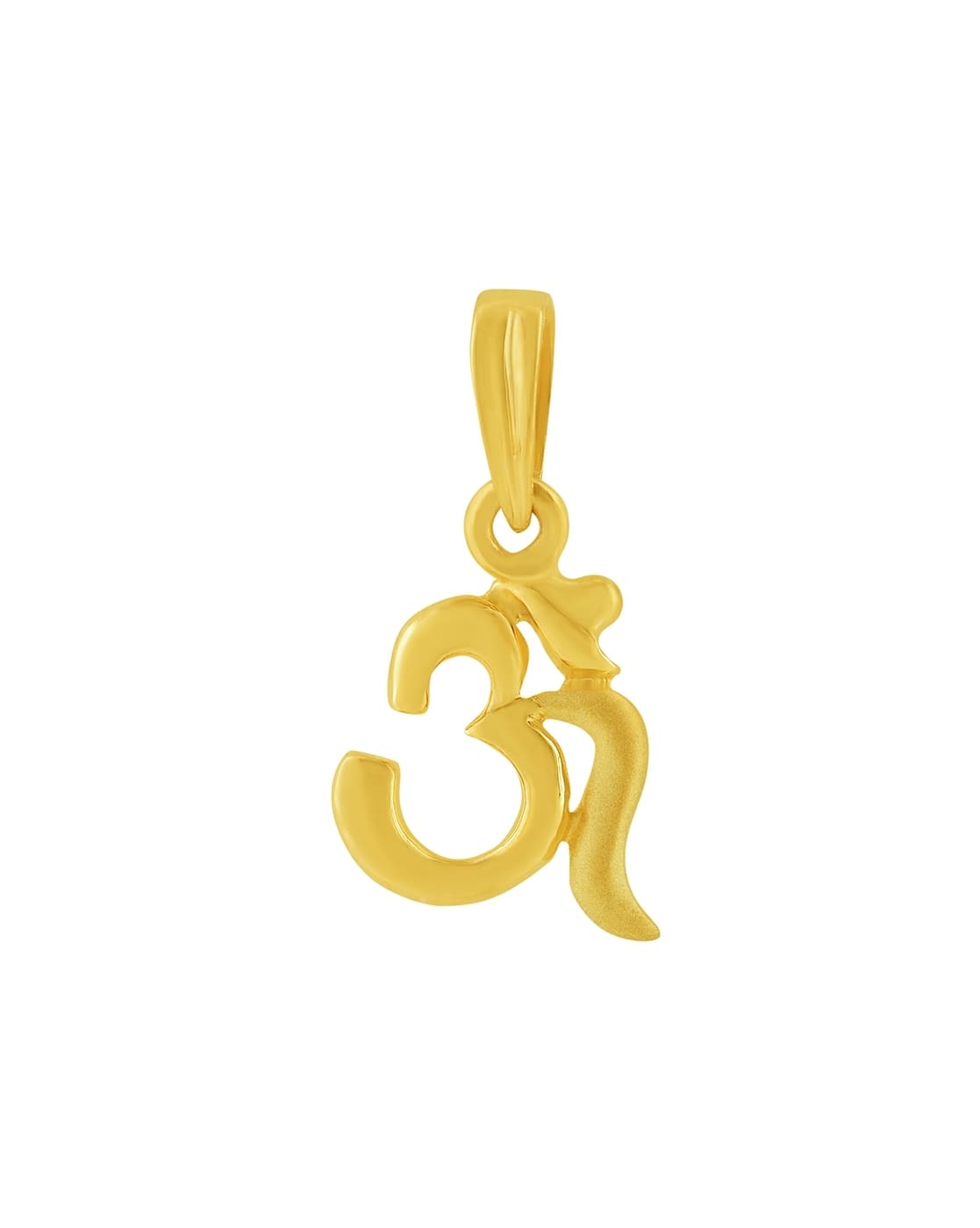 22 KT Gold Om Design Pendant