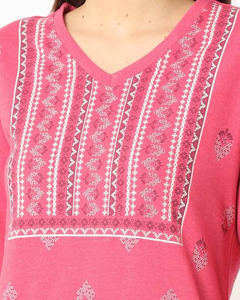 Mazeix India - Feeling blue? Get pink. 💕 Vaara Penny Square Neck