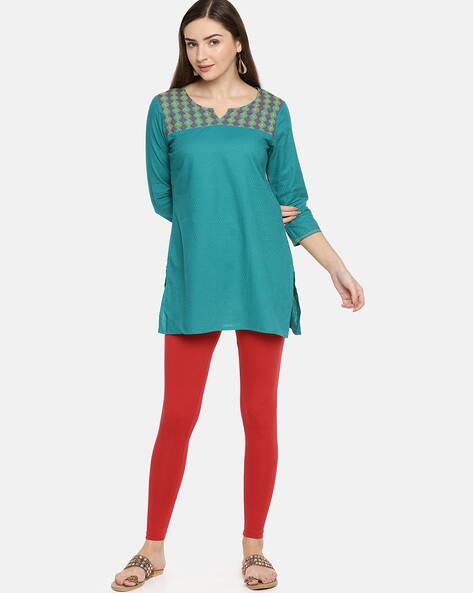 Red Leggings for Women by Twin Birds 