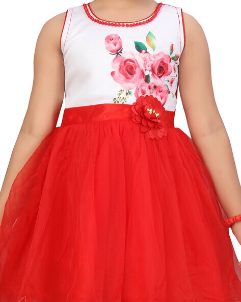 Red Dress - Buy Red Party High Low Baby Dress Online for Kids